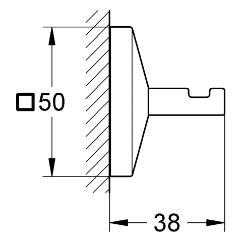 Bademantelhaken Allure Brilliant 40897 Bademantelhaken Allure Brilliant 40897