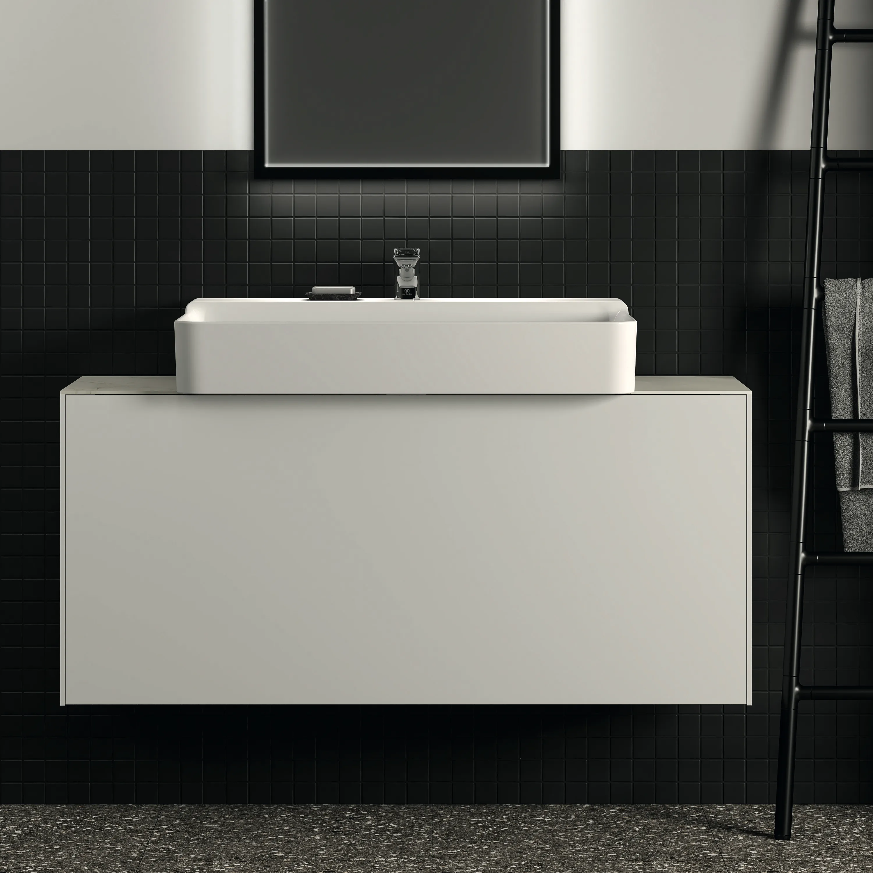 Ideal Standard Waschtischunterschrank „Conca“ 120 × 54 × 37,3 cm Weiß matt lackiert