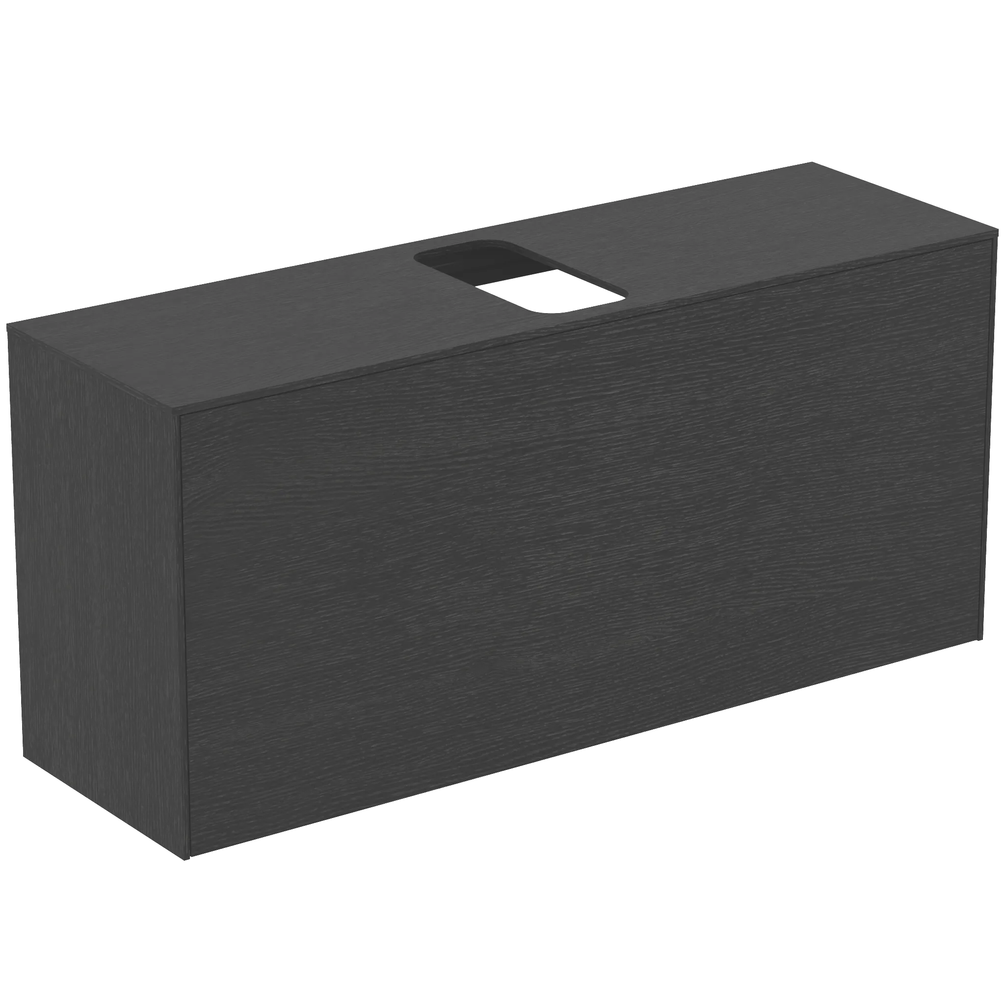Ideal Standard Waschtischplatte Conca, Eiche geflammt, 1202 x 373 mm