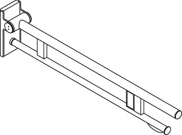 Mobiler Stützklappgriff Duo, Design A des Systems 900, Edelstahl, PVD, Ausladung 900 mm, mit WC-Papierhalter und Funk-Spülauslösung, Ausführung rechts, in Farbe CK (messing glänzend) Mobiler Stützklappgriff Duo, Design A des Systems 900, Edelstahl, PVD, Ausladung 900 mm, mit WC-Papierhalter und Funk-Spülauslösung, Ausführung rechts, in Farbe CK (messing glänzend)