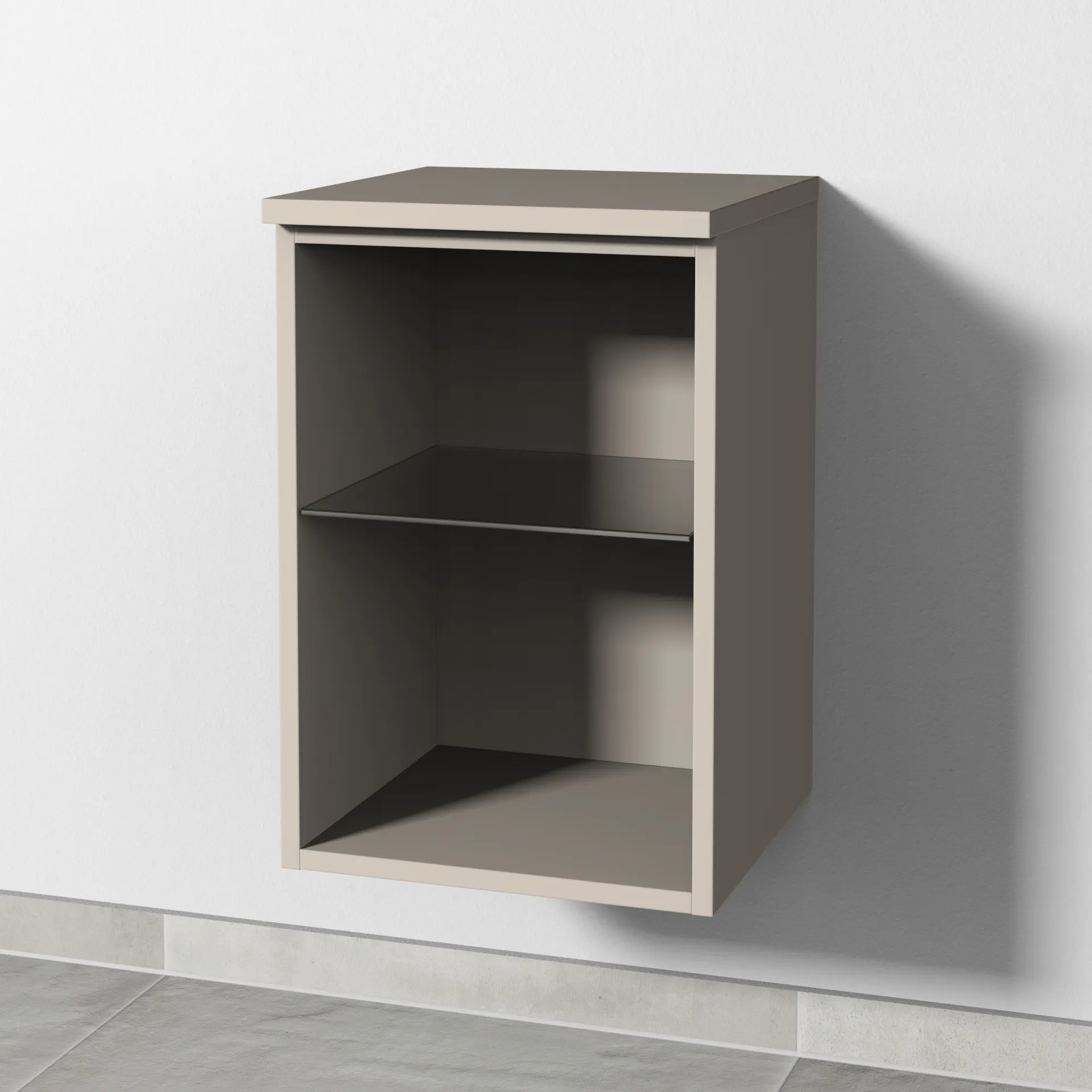 Sanipa Regal "2morrow" 350 × 510 × 328 mm in Kaschmir (matt) Größe: 35 × 32,8 × 51 cm|Farbe: Kaschmir (matt)