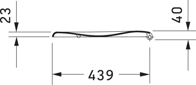 Duravit WC-Sitz „DuraPlus“ mit Absenkautomatik 37,4 × 45,3 × 4,6 cm
