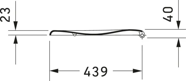 Duravit WC-Sitz „DuraPlus“ mit Absenkautomatik 37,4 × 45,3 × 4,6 cm Duravit WC-Sitz „DuraPlus“ mit Absenkautomatik 37,4 × 45,3 × 4,6 cm