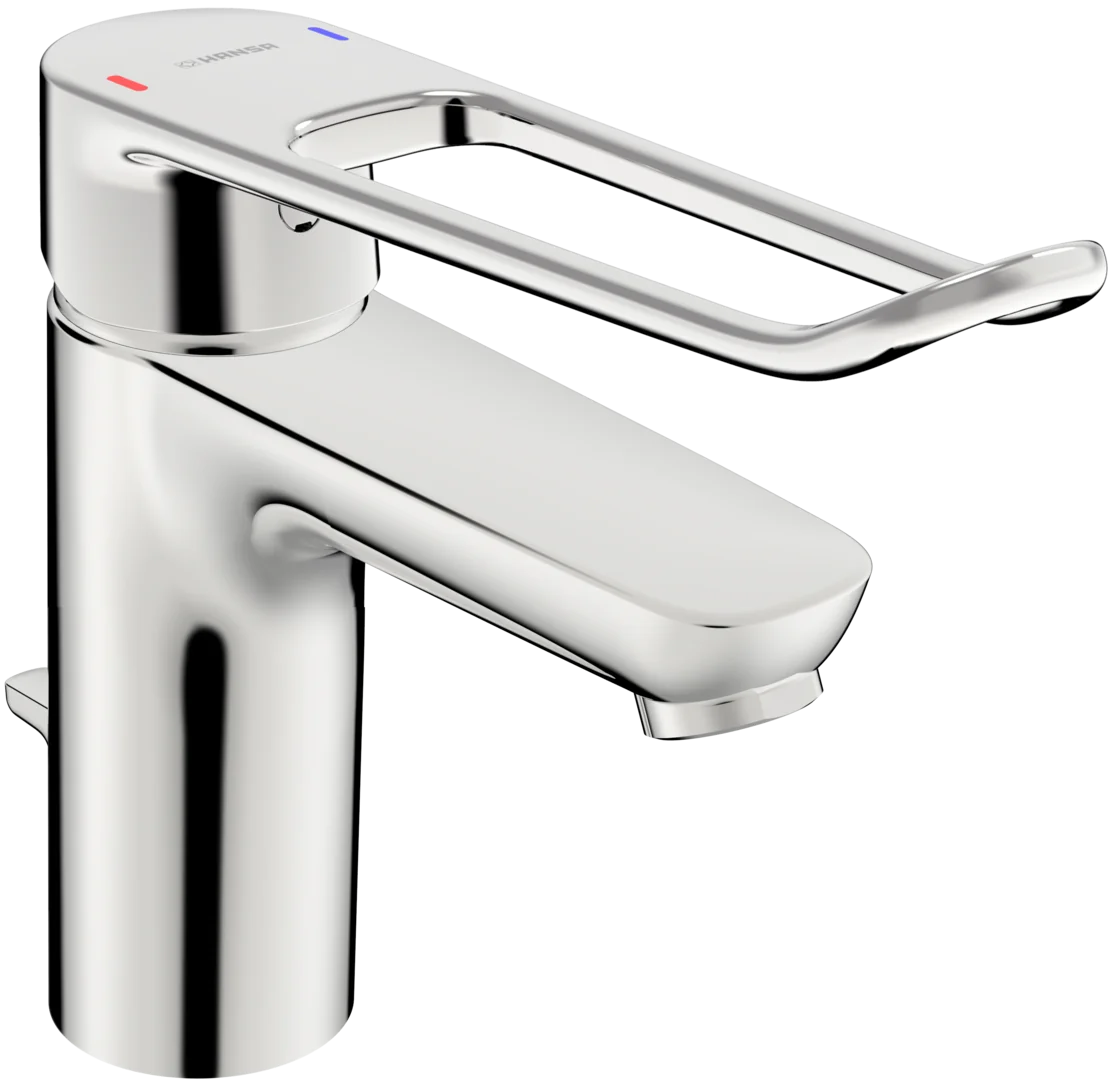 HansaCLINICA EHM WT-Batt. HansaCLINICA 4501, Standmontage, Einhebelmischer, Chrom