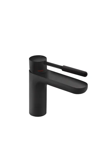Einhand-Waschtischmischer „System-Armaturen“ Ausladung 159 mm in Schwarz tiefmatt / Schwarz matt Einhand-Waschtischmischer „System-Armaturen“ Ausladung 159 mm in Schwarz tiefmatt / Schwarz matt