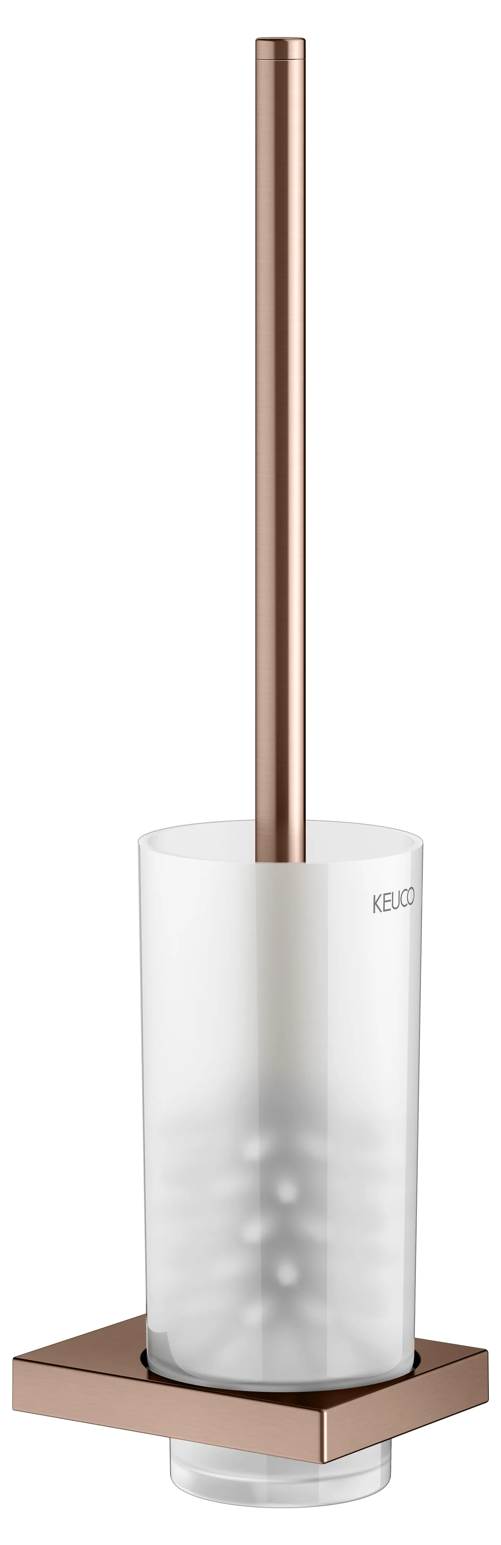 KEUCO EDITION 11 Toilettenbürstengarnitur mit Echtkristall-Einsatz Rotgold gebürstet KEUCO EDITION 11 Toilettenbürstengarnitur mit Echtkristall-Einsatz Rotgold gebürstet
