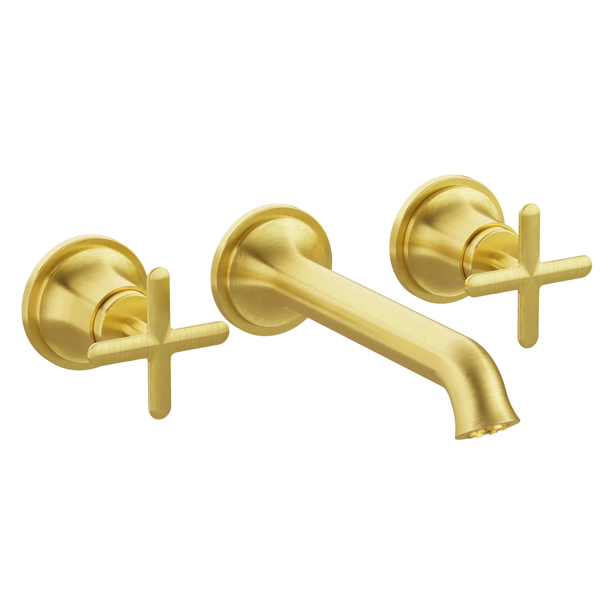 VitrA Origin Classic Zweigriff-Waschtischarmatur Fertigmontageset Unterputzmontage Gold gebürstet VitrA Origin Classic Zweigriff-Waschtischarmatur Fertigmontageset Unterputzmontage Gold gebürstet