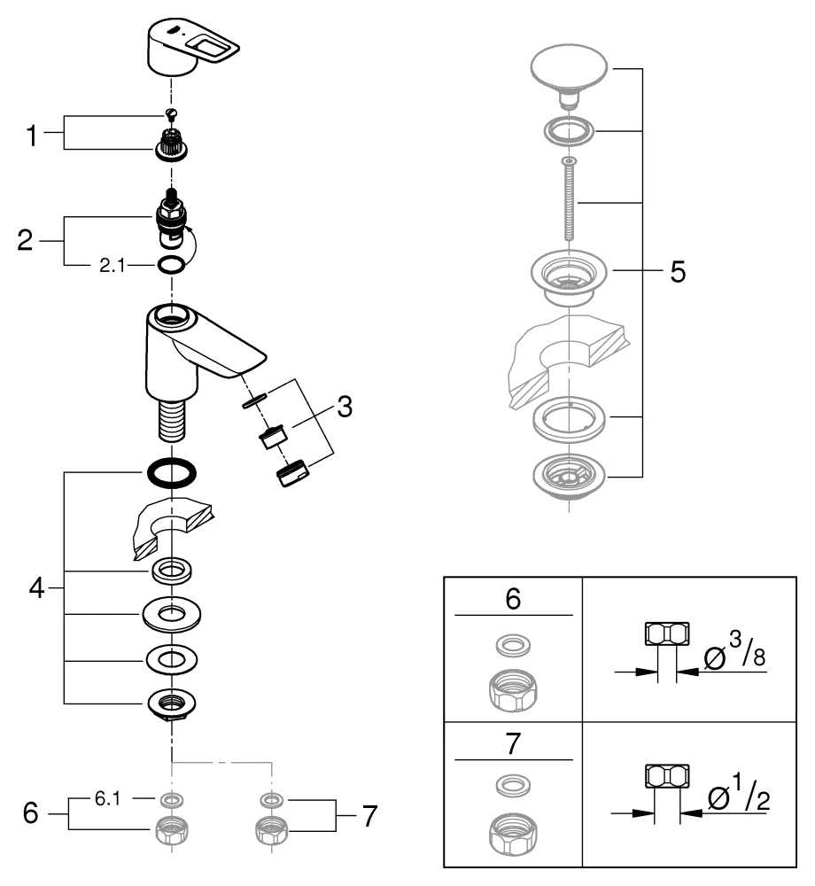 Standventil BauLoop 20422_1, XS-Size, Einlochmontage, Keramik-Oberteil 1/2″, 90°, EcoJoy Mousseur 5,7 l/min, chrom Standventil BauLoop 20422_1, XS-Size, Einlochmontage, Keramik-Oberteil 1/2″, 90°, EcoJoy Mousseur 5,7 l/min, chrom