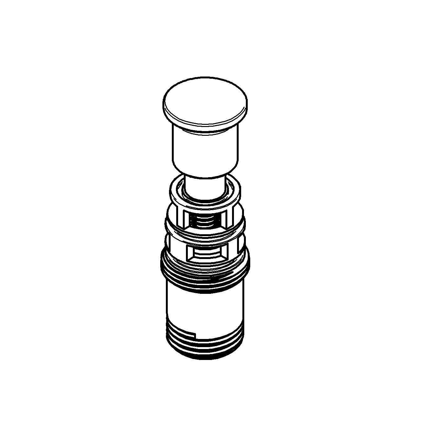 Keramik-Kartusche Eichelberg 440430, 35mm, integrierte Temperatur- und Mengenbegrenzung