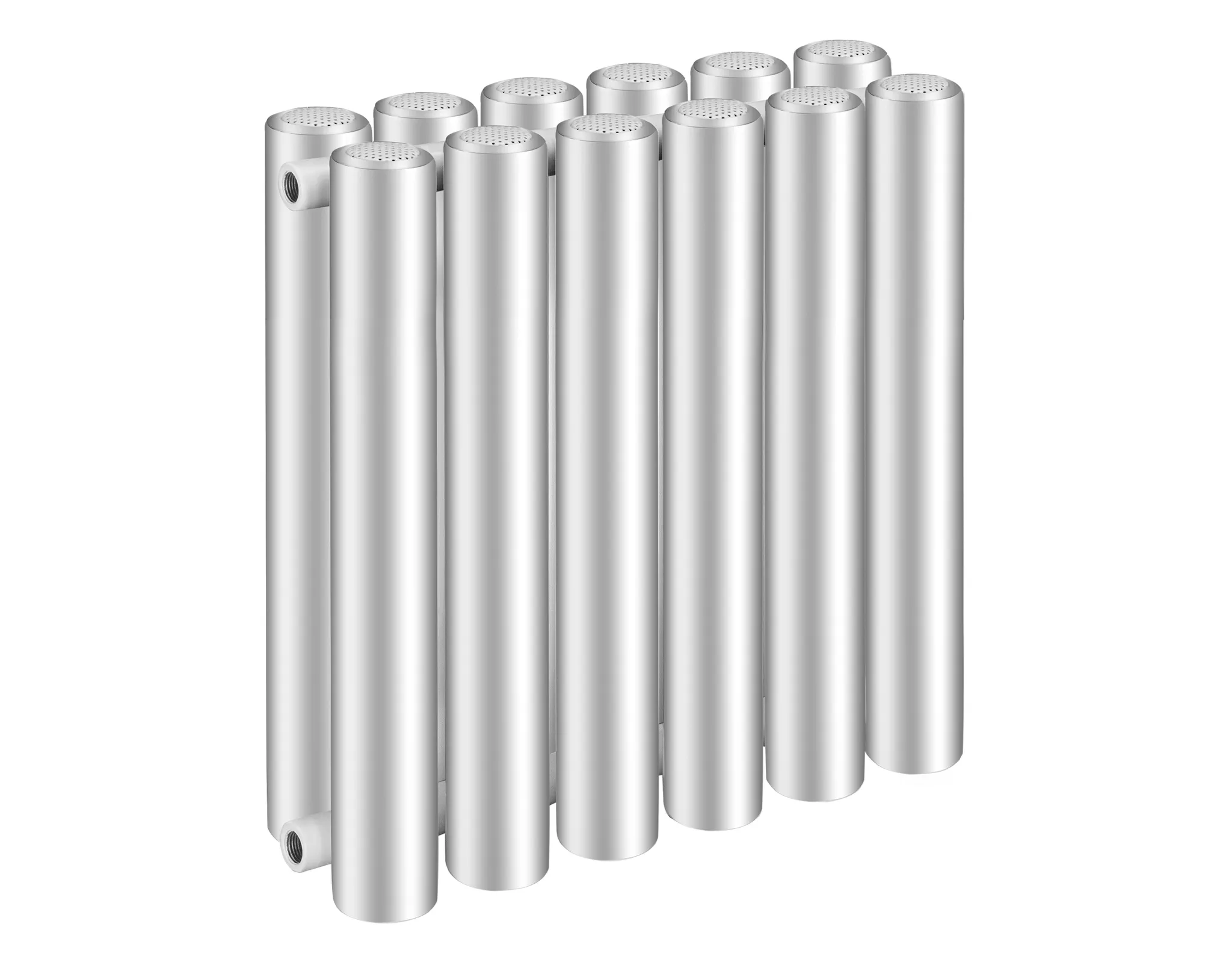 Beispielbild eines Heizkörpers mit 2 x 6 Säulen ASW Hygieneheizkörper zweireihig „Climaster“ C2E 21 × 50 cm