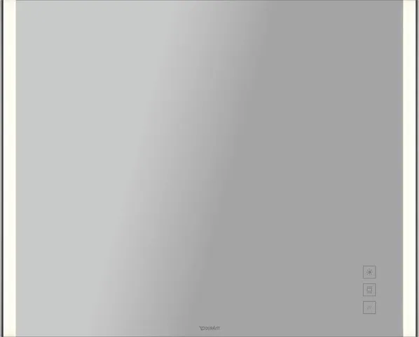 Duravit Spiegel „XSquare“ 100 × 80 cm in in Frontfarbe