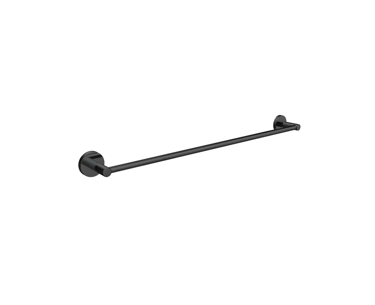 round Badetuchhalter600 mm, schwarz, Objekt