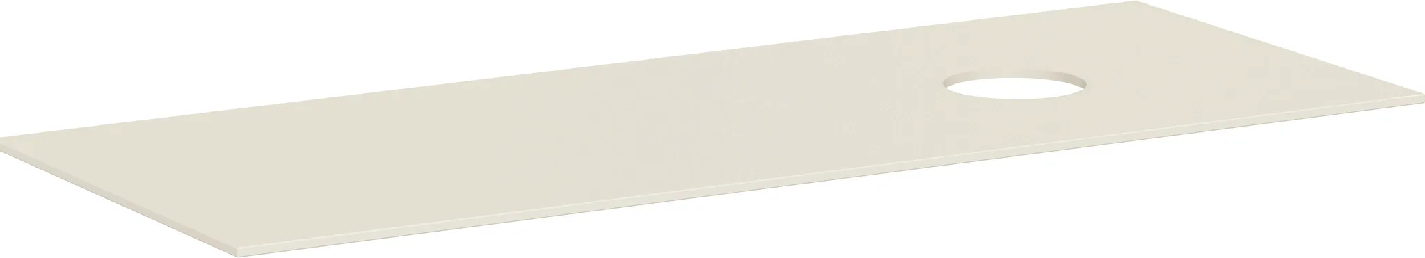 Hansgrohe Xevolos E Konsole Sandbeige Matt, 1370x550 mm, 10 mm stark, mit Ausschnitt rechts für Aufsatzwaschtisch ohne Hahnloch Hansgrohe Xevolos E Konsole Sandbeige Matt, 1370x550 mm, 10 mm stark, mit Ausschnitt rechts für Aufsatzwaschtisch ohne Hahnloch
