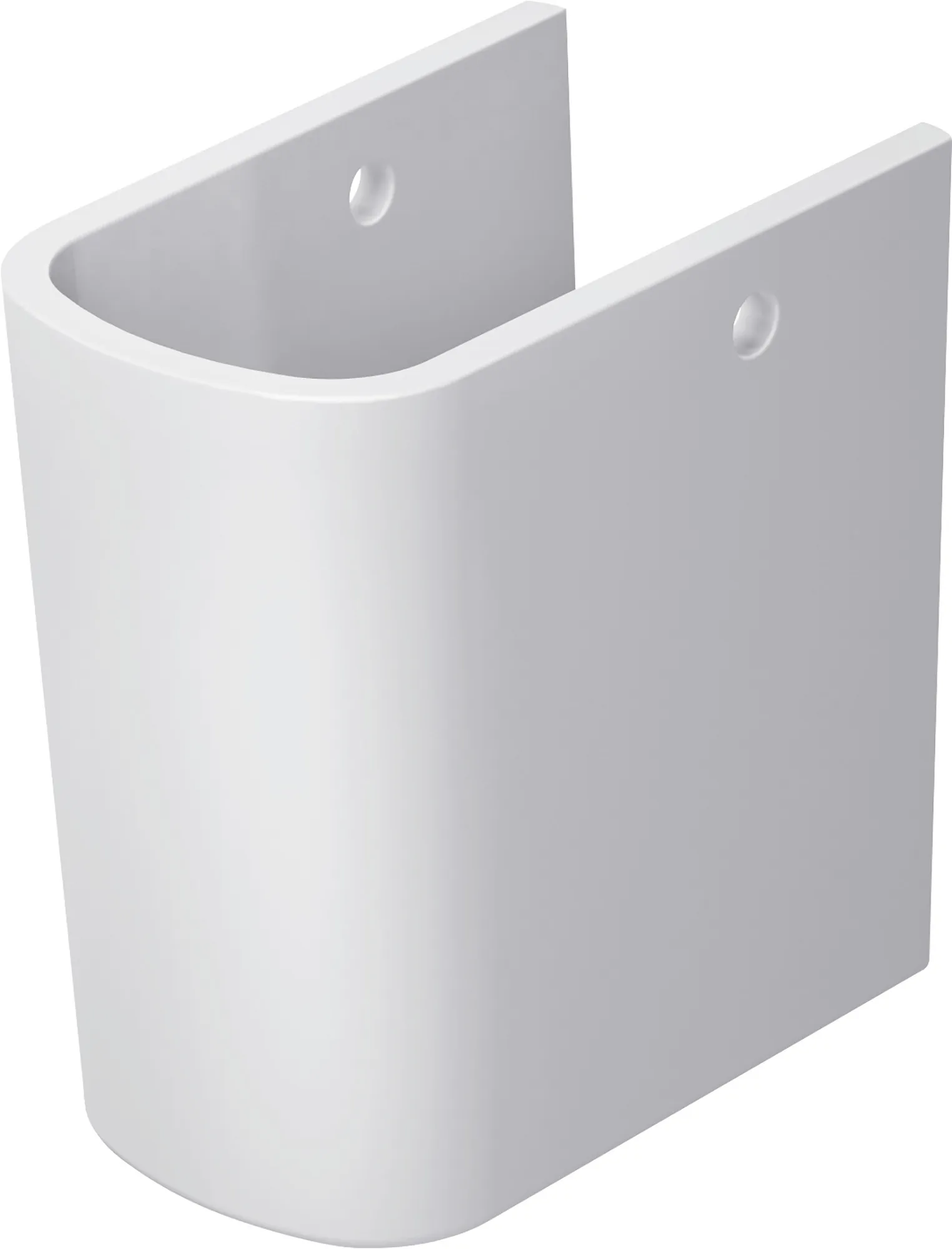 Halbsäule Nohne 1 Weiß hgl. 280x175x290mm, wandhängend Halbsäule Nohne 1 Weiß hgl. 280x175x290mm, wandhängend