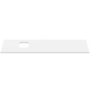 Waschtischplatte i.life B Ausschnitt links für eine Schale 1202x507x18mm Weiß matt Waschtischplatte i.life B Ausschnitt links für eine Schale 1202x507x18mm Weiß matt