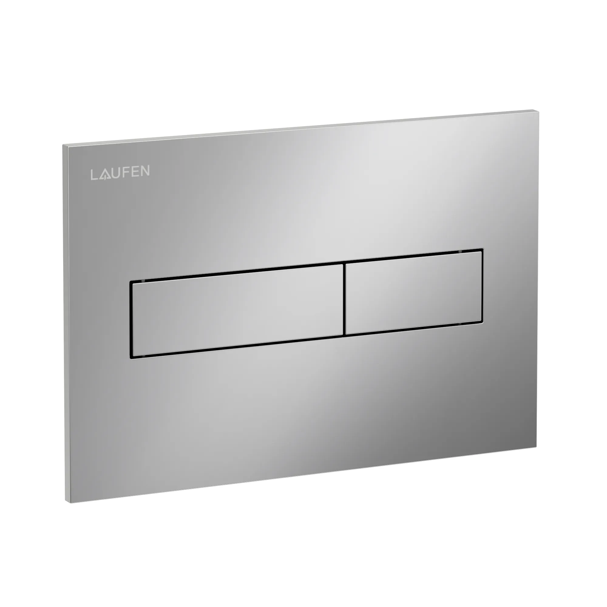 Betätigungsplatte HORIZON INEO 213x145x6, aus Kunsstoff, für Frontbetätigung oder Betätigung von oben, für Unterputz-Spülkasten mit Dual-Flush 2-Mengen-Spülsystem, weiß