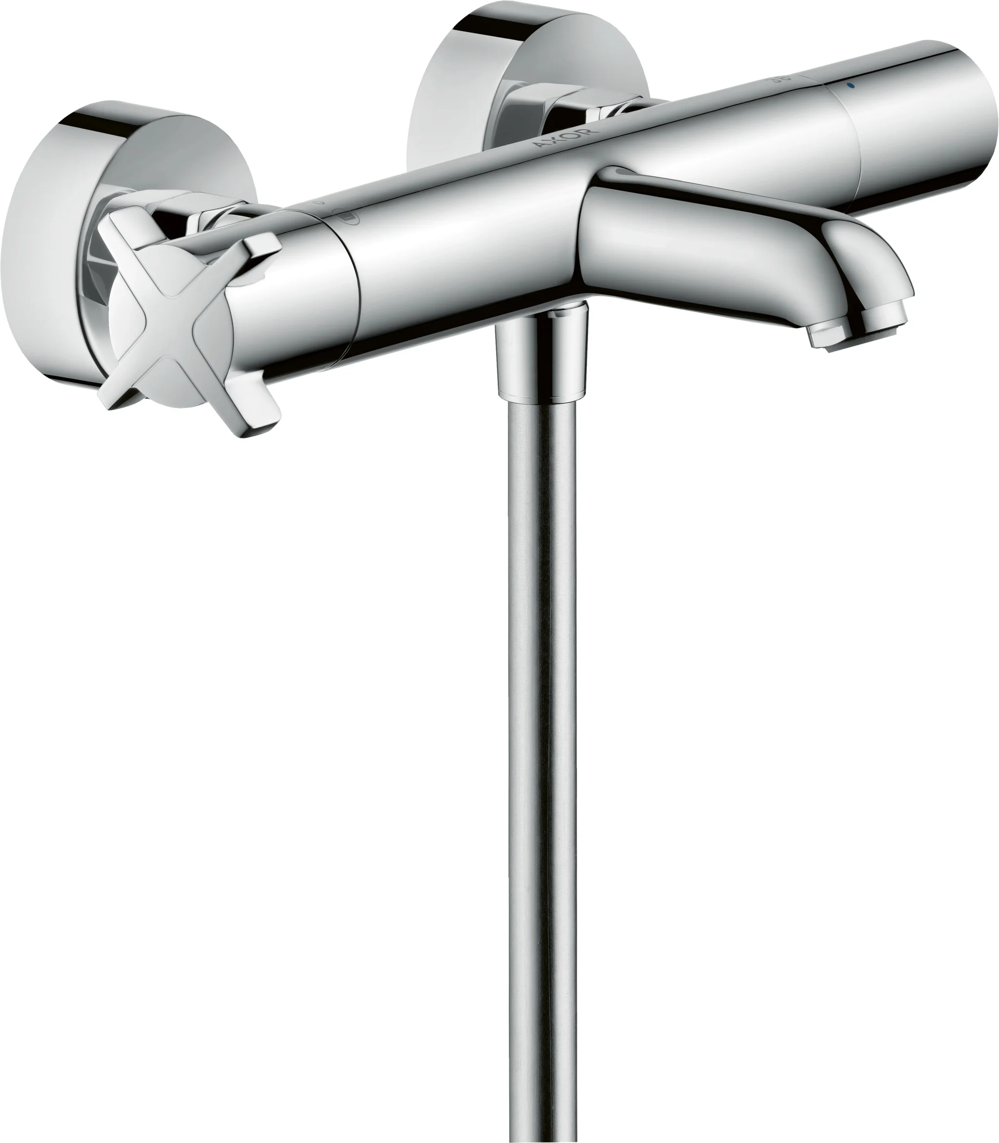Hansgrohe AXOR Citterio E Wannenthermostat Aufputz, Chrom, Ausladung 177 mm, 2 Verbraucher