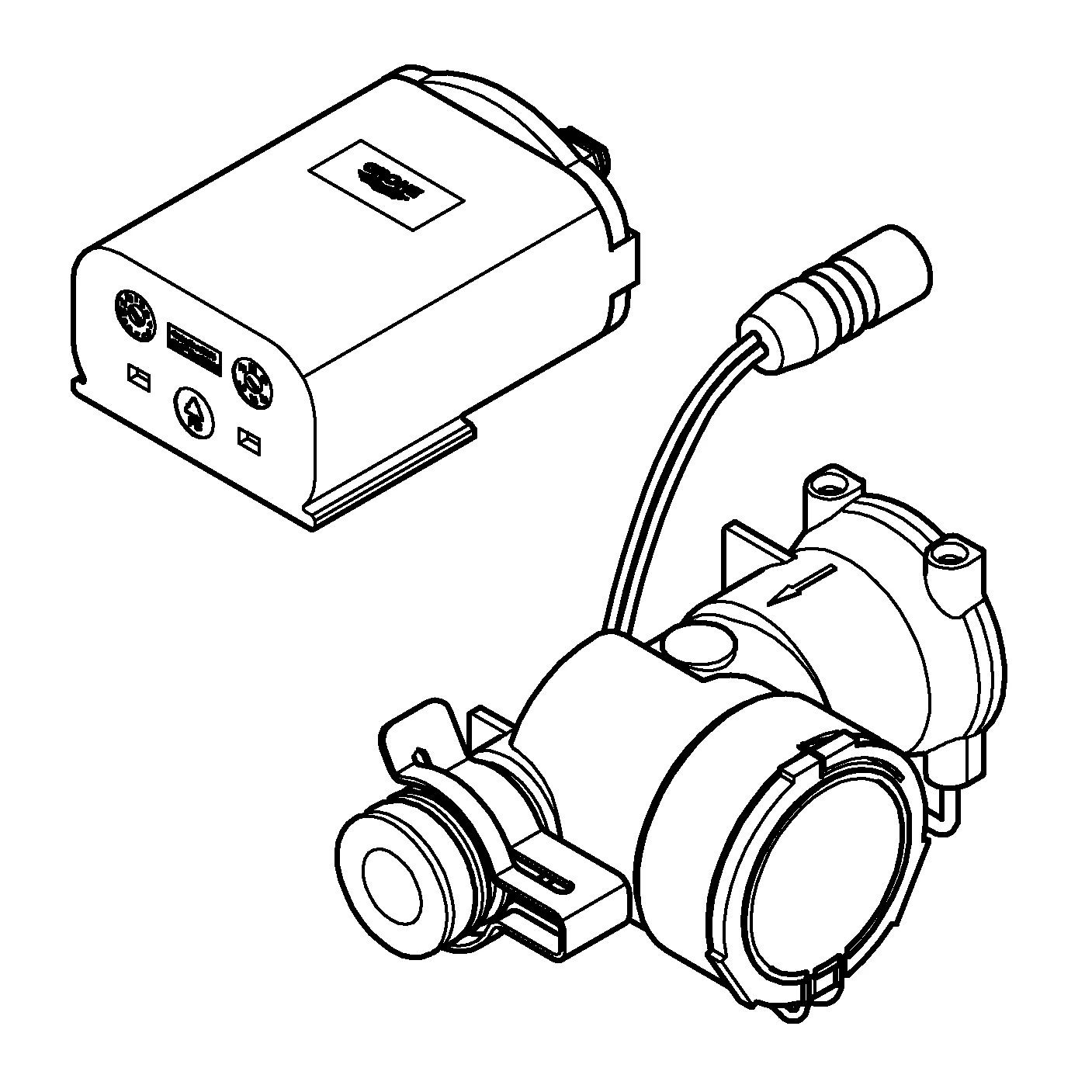 Generator 42457, für Infrarot-Elektronik für Waschtisch 1/2″, mit Powerbox: selbstgenerierendes Stromsystem