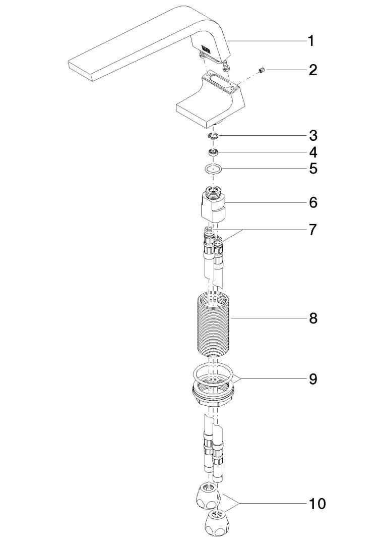 DO Waschtisch-Stand-Auslauf ohne Ablaufgarnitur CL.1 13714705 chrom DO Waschtisch-Stand-Auslauf ohne Ablaufgarnitur CL.1 13714705 chrom