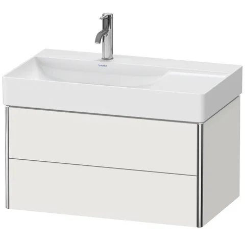 Duravit Waschtischunterschrank wandhängend „XSquare“ 78,4 × 39,7 × 46 cm Nordic Weiß Seidenmatt Duravit Waschtischunterschrank wandhängend „XSquare“ 78,4 × 39,7 × 46 cm Nordic Weiß Seidenmatt