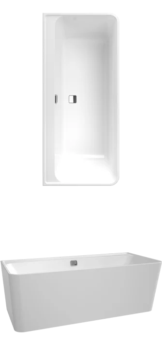 Villeroy & Boch Collaro Badewanne UBA180COR9CS00VJ, 1795 x 790 x 630 mm, Weiß Alpin