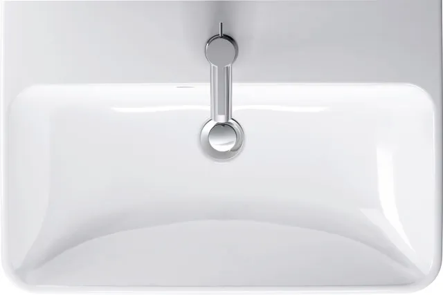 Wandwaschtisch Compact „ME by Starck“, mit Überlauf, Hahnlochposition mittig in Weiß Seidenmatt Wandwaschtisch Compact „ME by Starck“, mit Überlauf, Hahnlochposition mittig in Weiß Seidenmatt