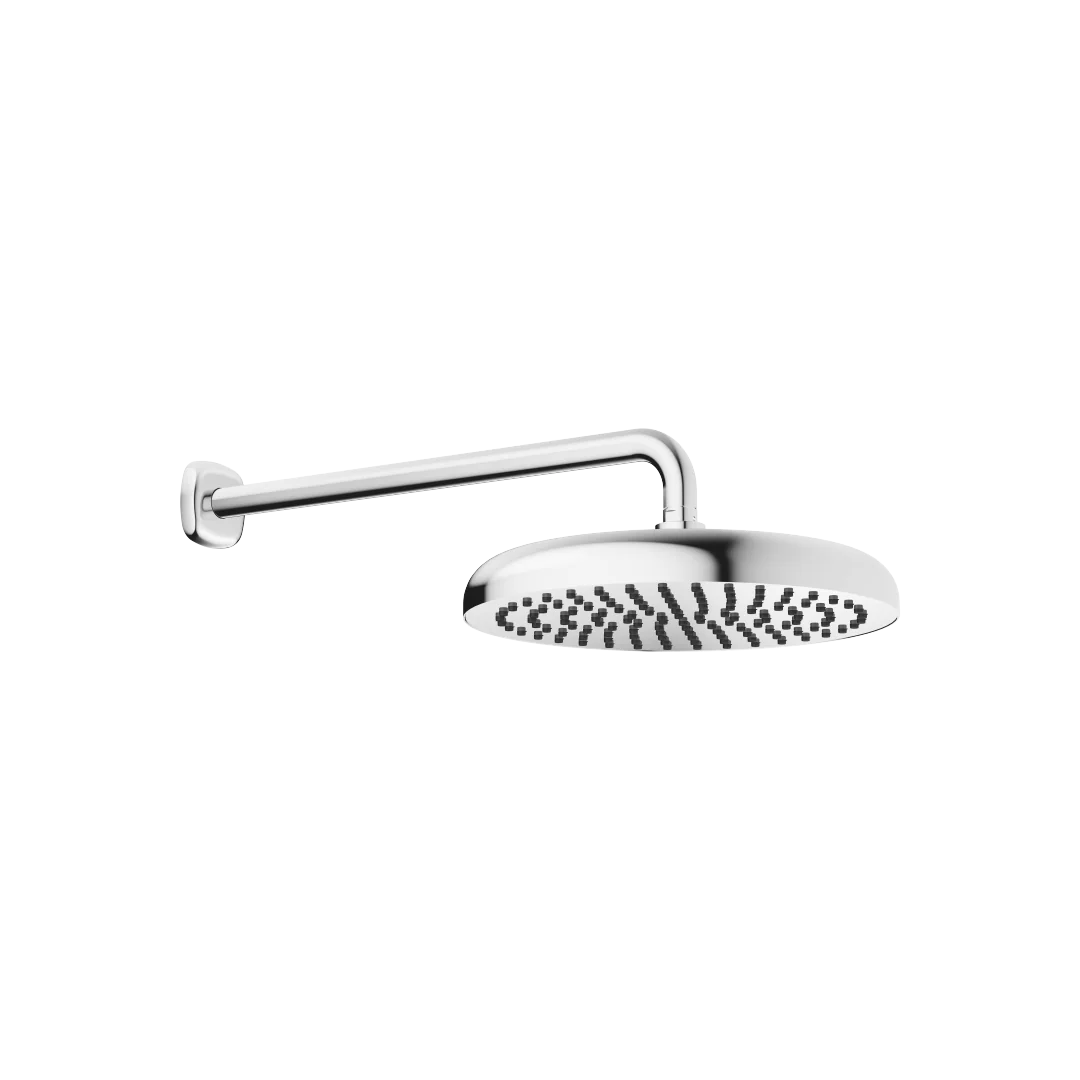 Dornbracht COYA Regenbrause mit Wandanbindung - Chrom, D. 300 mm, Ausladung 450 mm