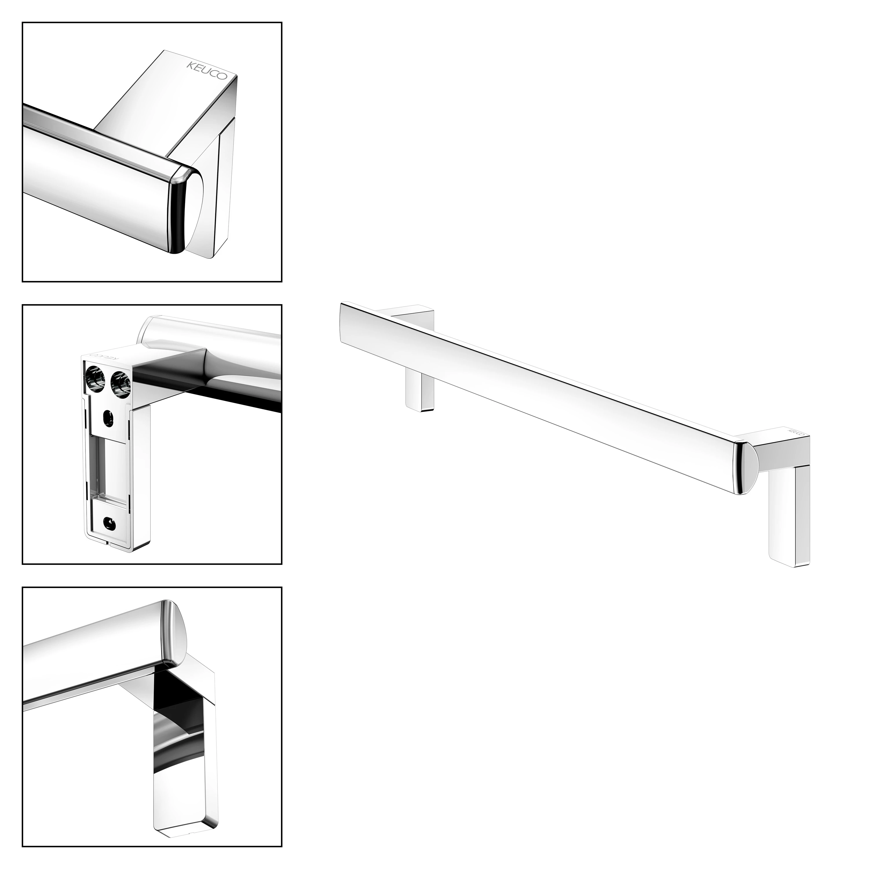 AXESS 35001010700 Haltegriff 700 mm verchromt
