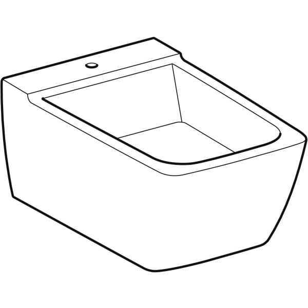 Wand-Bidet „Xeno2“, ohne Überlauf, Befestigung verdeckt 35 × 23,5 × 54 cm mit KeraTect® Wand-Bidet „Xeno2“, ohne Überlauf, Befestigung verdeckt 35 × 23,5 × 54 cm mit KeraTect®
