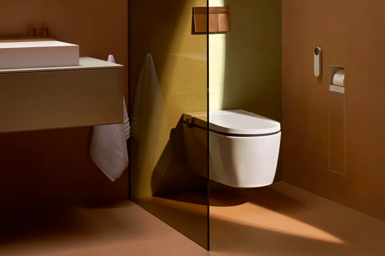 Hansgrohe LavaPura Element S Wand-Dusch-WC Komplettset, weiß, AquaHelix Flush, SmartClean, HygieneEffect Hansgrohe LavaPura Element S Wand-Dusch-WC Komplettset, weiß, AquaHelix Flush, SmartClean, HygieneEffect