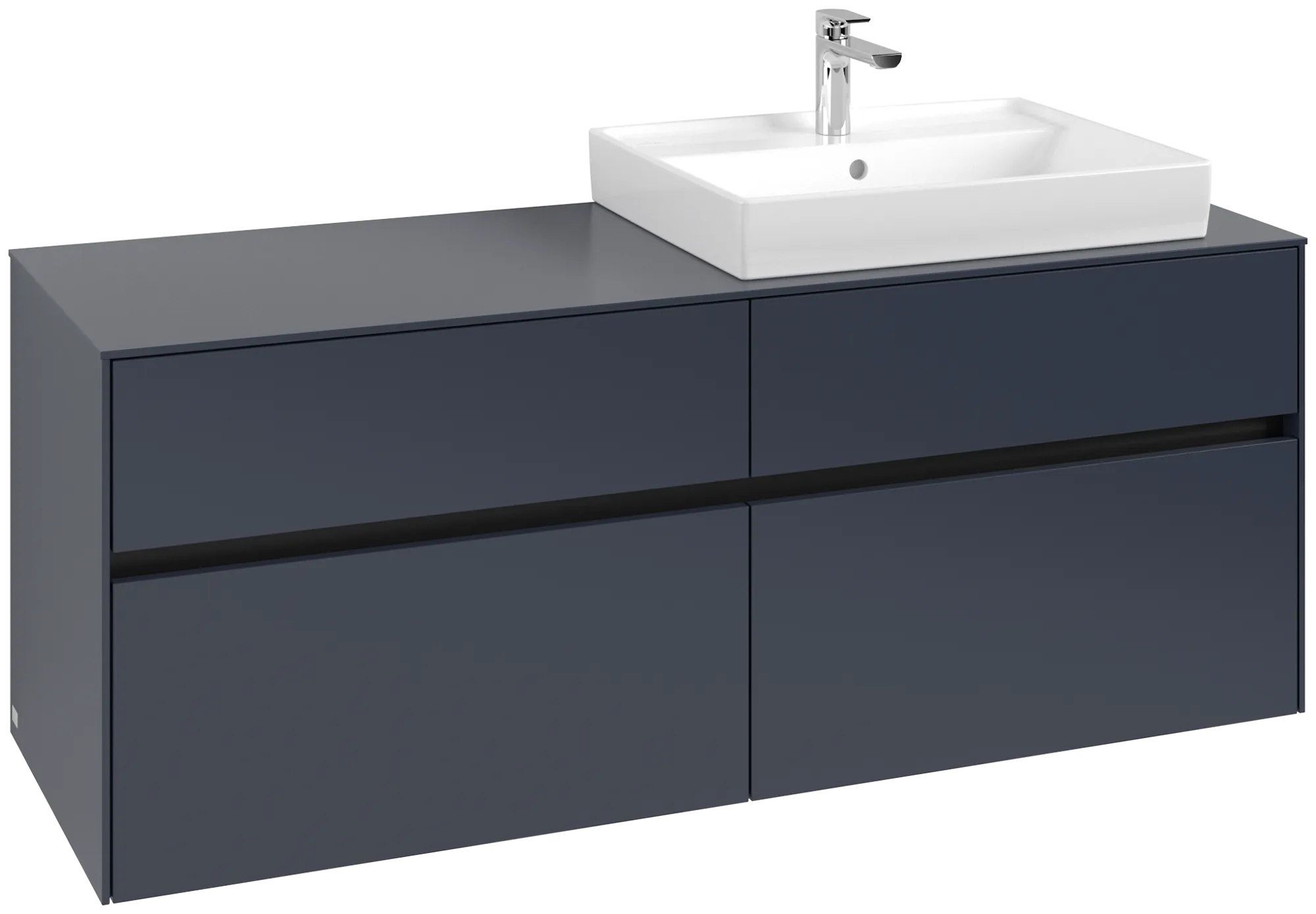 Villeroy & Boch Collaro Waschbeckenunterschrank C086B0 1400x548x500mm Marine Blue