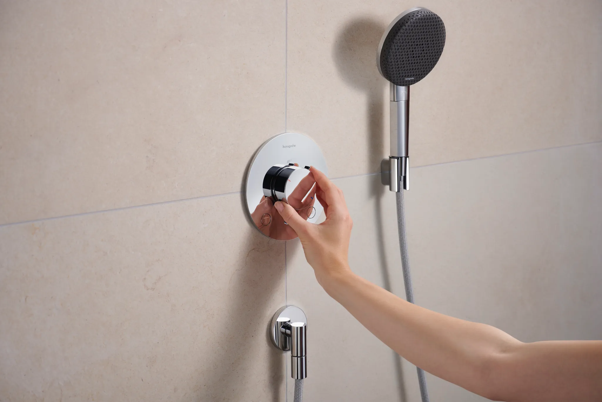Hansgrohe Ecostat Comfort S Thermostat Unterputz für 2 Verbraucher Chrom Hansgrohe Ecostat Comfort S Thermostat Unterputz für 2 Verbraucher Chrom