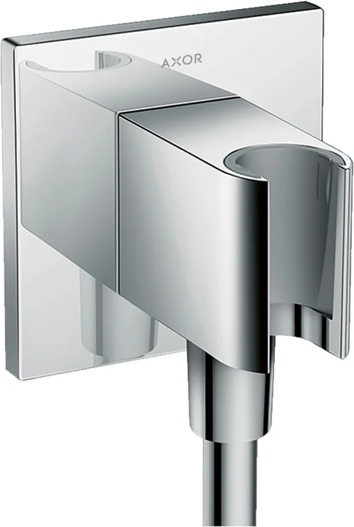 Hansgrohe AXOR ShowerSolutions Portereinheit eckig, Chrom, DN15 mit Rückflussverhinderer, Anschluss G 1/2