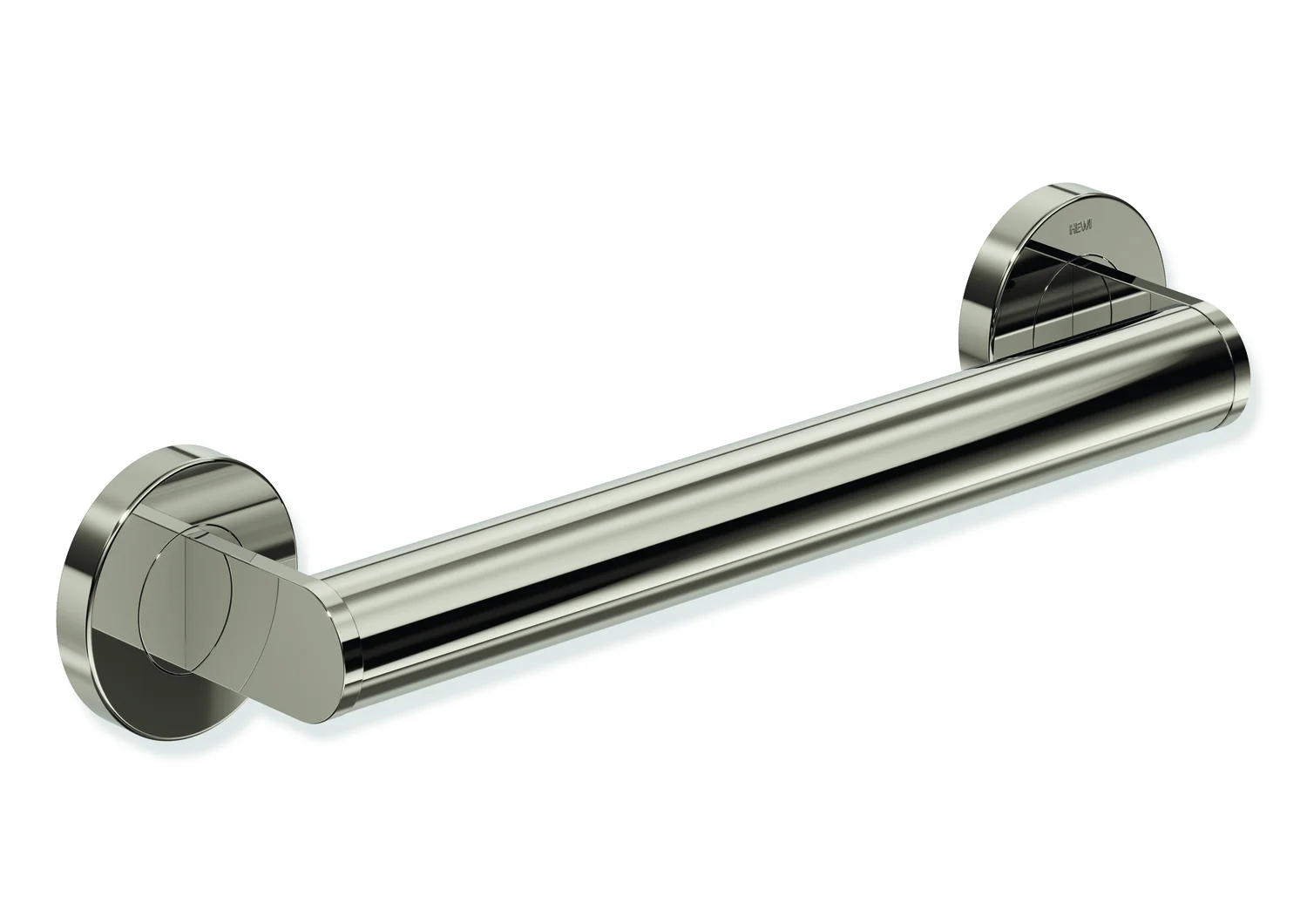HEWI Haltegriff System 900, Edelstahl PVD nickelglänzend, Achsmaß 305 mm, Tiefe 70 mm, Stangendurchmesser 32 mm