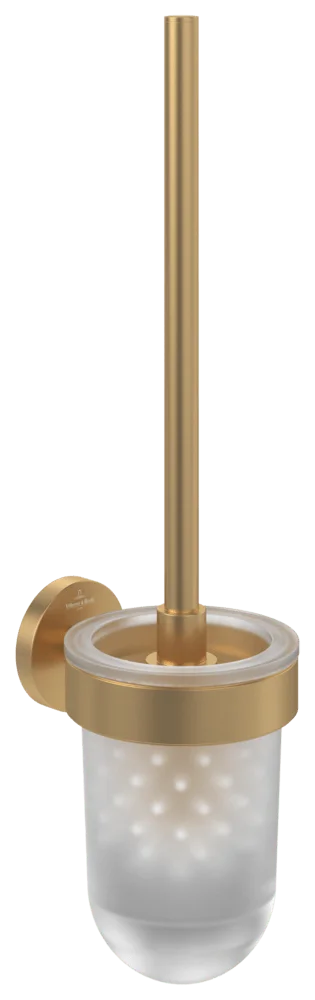 Villeroy & Boch Elements - Tender Toilettenbürstengarnitur TVA151016000 94x118x353mm Brushed Gold Villeroy & Boch Elements - Tender Toilettenbürstengarnitur TVA151016000 94x118x353mm Brushed Gold