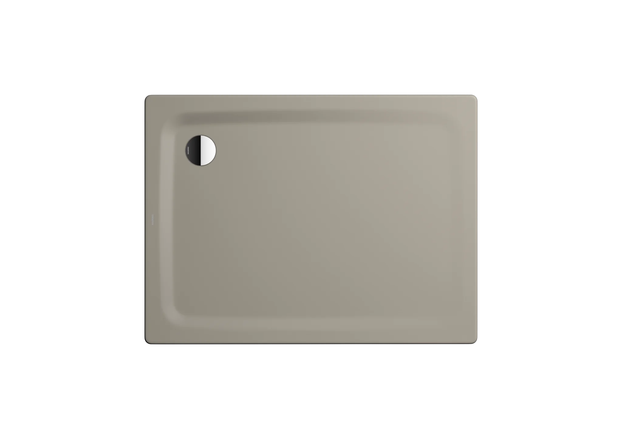 Kaldewei SUPERPLAN CLASSIC Duschfläche, 750x1000x25 mm, warm grey 50, Eckablauf, bodeneben, Stahl-Emaille Kaldewei SUPERPLAN CLASSIC Duschfläche, 750x1000x25 mm, warm grey 50, Eckablauf, bodeneben, Stahl-Emaille