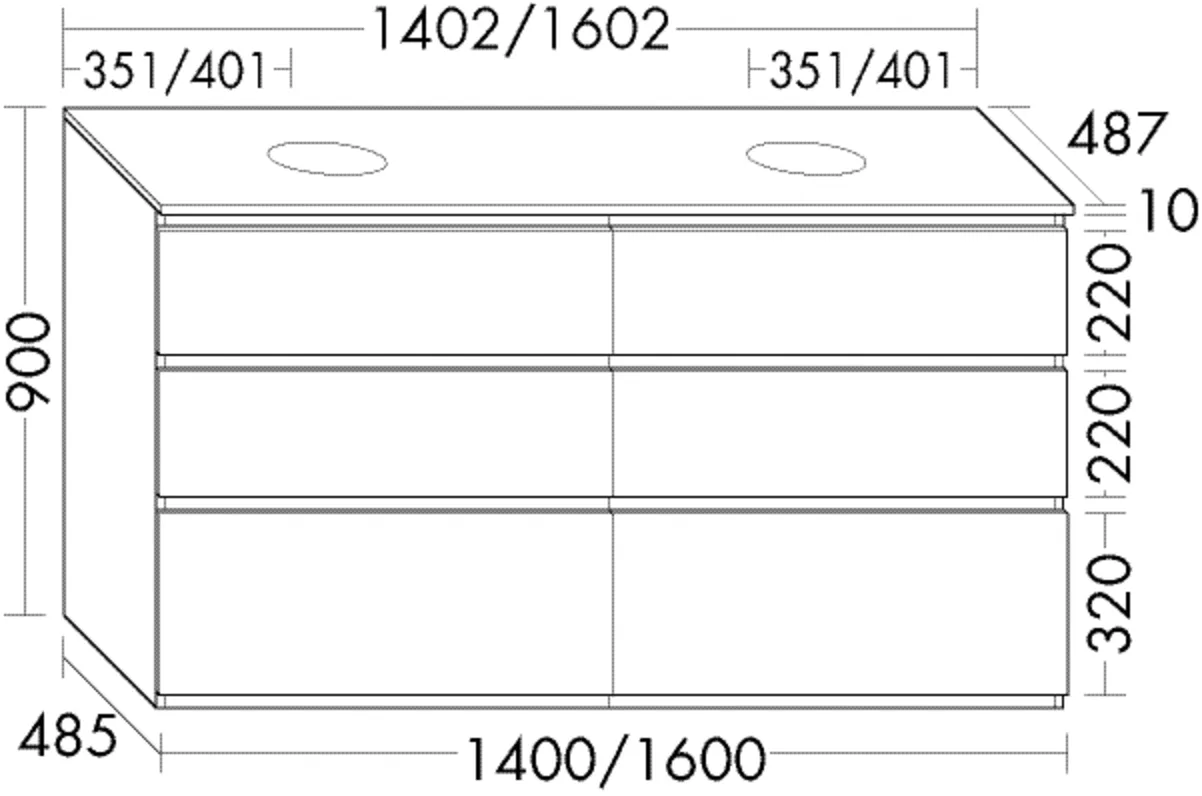 burgbad Badmöbelset „Lin20“ 140,2 × 90 cm in Schilf Hochglanz burgbad Badmöbelset „Lin20“ 140,2 × 90 cm in Schilf Hochglanz