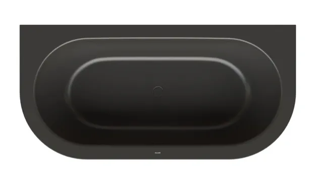 Bette BetteSilhouette Badewanne Starlet I 1950x950x420 mm Anthracite glasierter Titan-Stahl 2-Sitzer Schürzenwanne