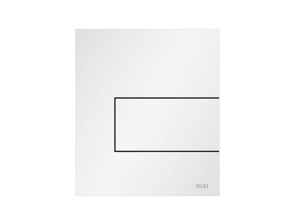 square Urinal-Betätigungsplatte m. Kart. Metall, weiß matt square Urinal-Betätigungsplatte m. Kart. Metall, weiß matt