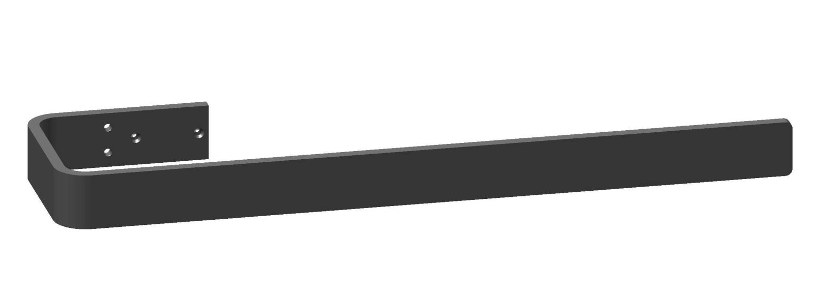 Handtuchhalter Länge 470 mm Edelstahl poliert Größe: 47 cm Handtuchhalter Länge 470 mm Edelstahl poliert Größe: 47 cm