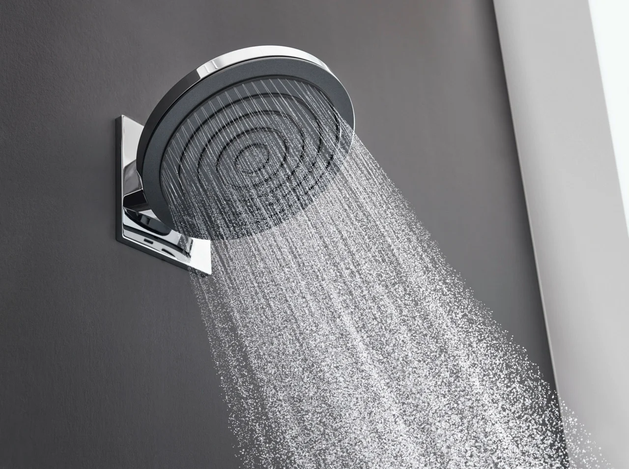 Hansgrohe Pulsify S Kopfbrause 2jet EcoSmart Chrom, 260 mm, PowderRain & Intense PowderRain, 7,8 l/min, Wandanschluss Hansgrohe Pulsify S Kopfbrause 2jet EcoSmart Chrom, 260 mm, PowderRain & Intense PowderRain, 7,8 l/min, Wandanschluss