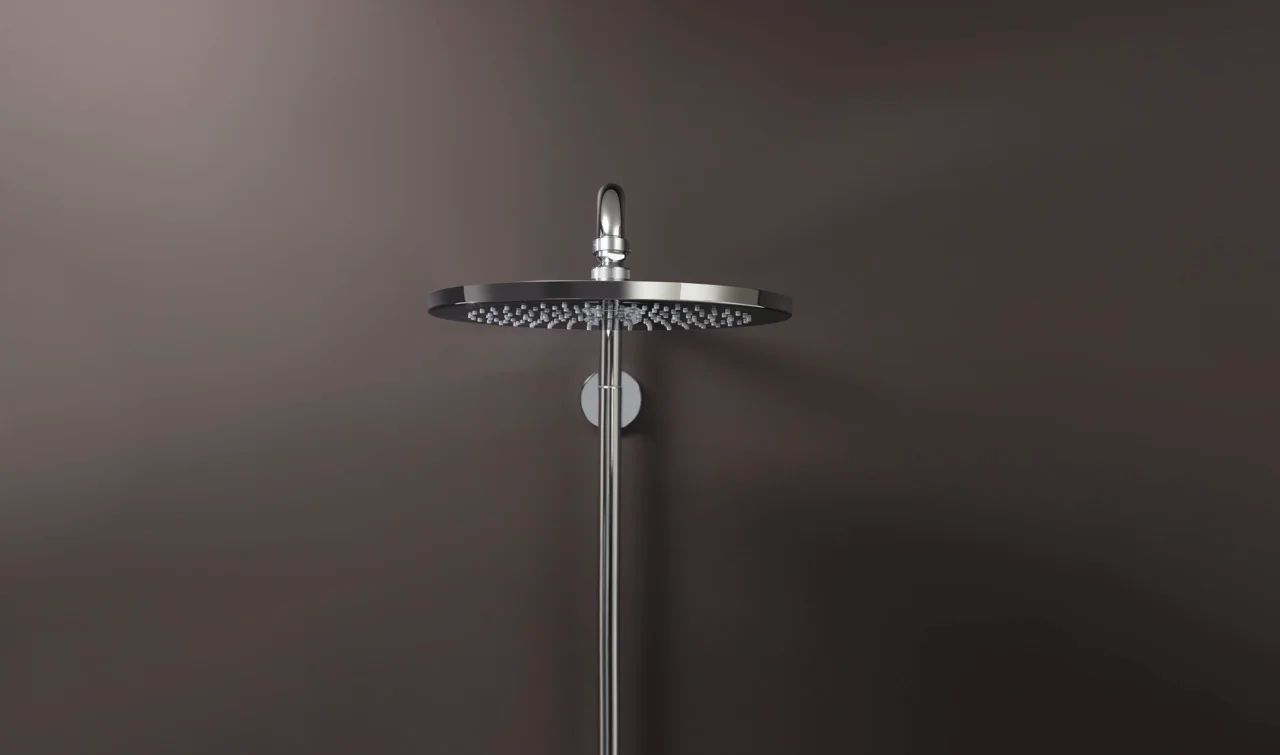 Hansgrohe Croma Select S Showerpipe 280 chrom, 1-Jet mit Thermostat, RainAir Strahl, 400 mm Brausearmlänge, höhenverstellbare Handbrausehalterung Hansgrohe Croma Select S Showerpipe 280 chrom, 1-Jet mit Thermostat, RainAir Strahl, 400 mm Brausearmlänge, höhenverstellbare Handbrausehalterung