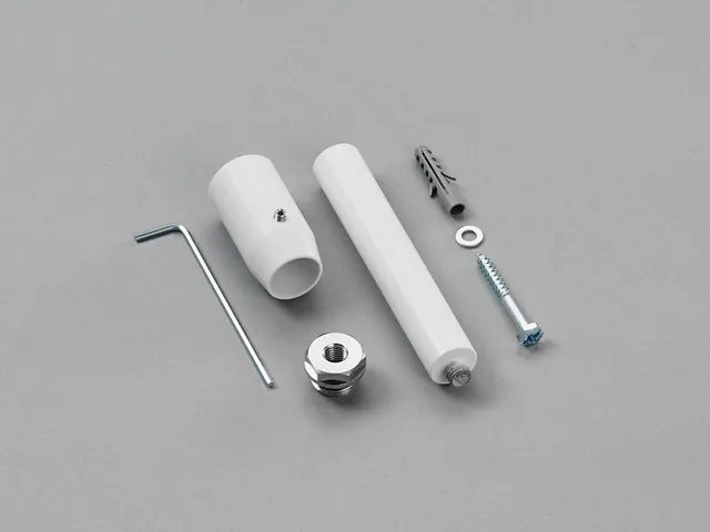 Fußstütze in Verkehrsweiß (RAL 9016, glänzend) Fußstütze in Verkehrsweiß (RAL 9016, glänzend)