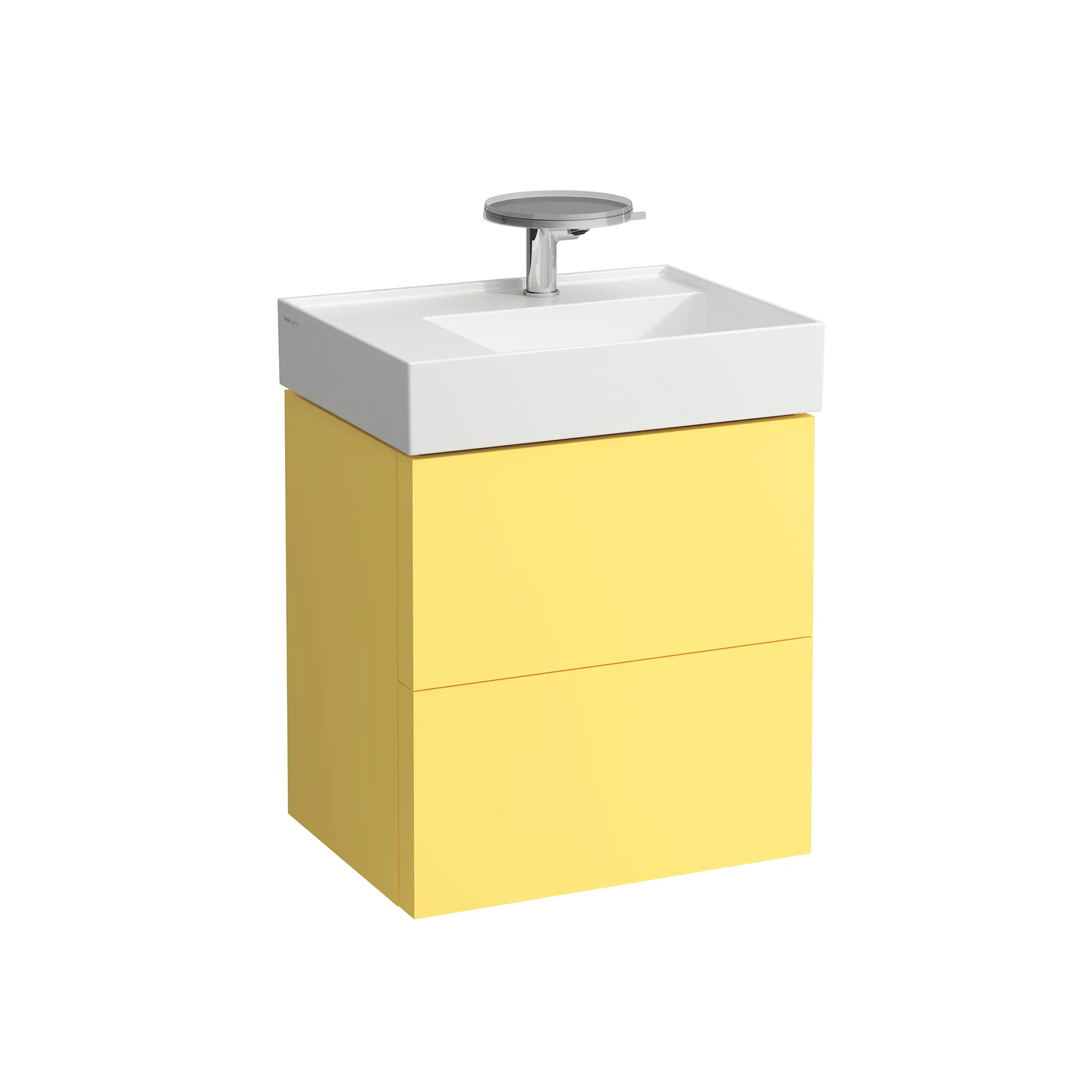 Laufen Waschtischunterbau „Kartell“ 450 × 600 × 580 mm Senfgelb Laufen Waschtischunterbau „Kartell“ 450 × 600 × 580 mm Senfgelb