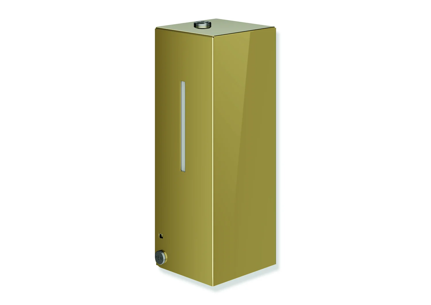 HEWI SENSORIC Elektronischer Schaumseifenspender, System 900, PVD Gold glänzend, 102 x 270 x 98 mm HEWI SENSORIC Elektronischer Schaumseifenspender, System 900, PVD Gold glänzend, 102 x 270 x 98 mm