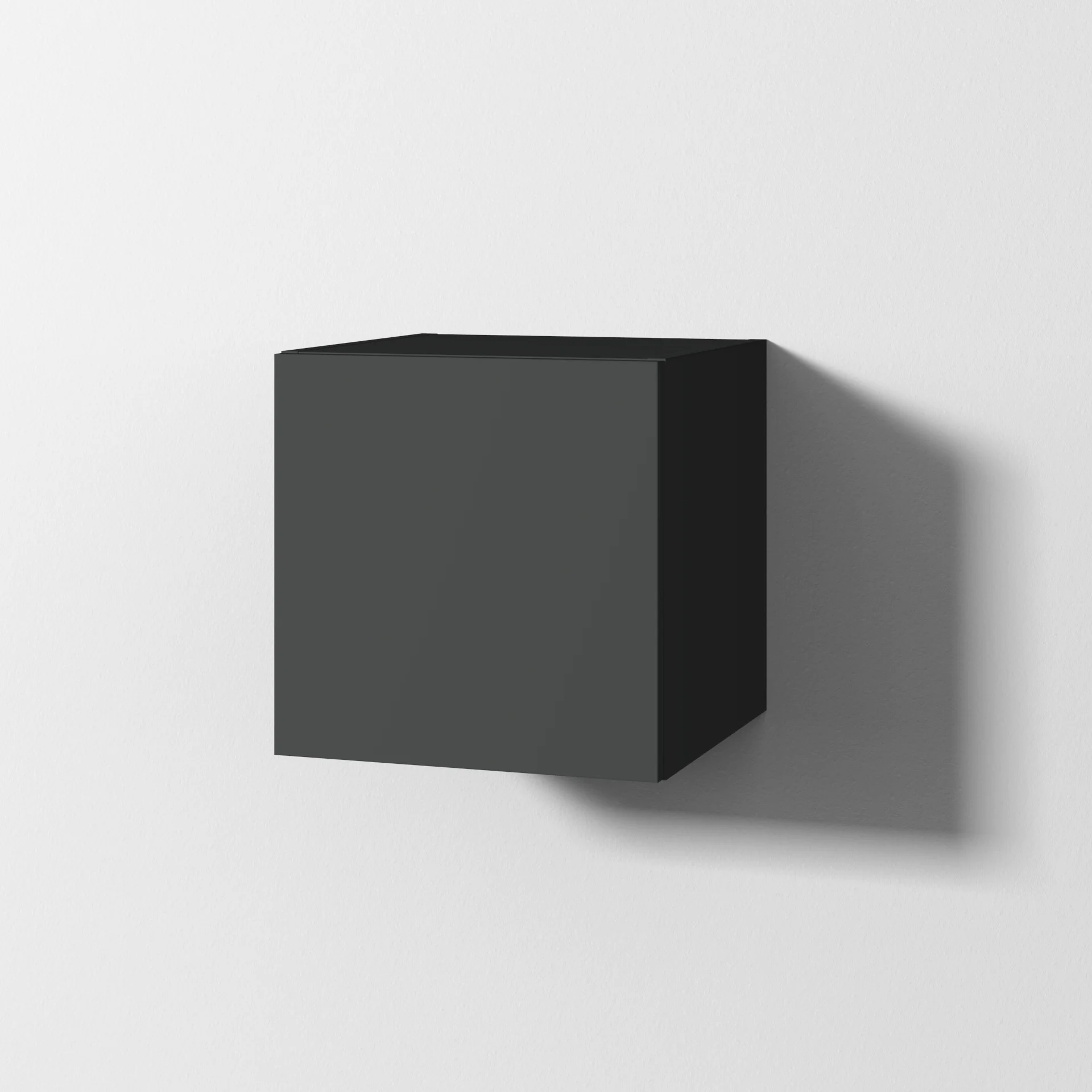 Sanipa Cubes-Regalmodul mit Tür, Graphit-Matt, 350x350x346 mm, 180° drehbar, kombinierbar zu allen Sanipa-Badmöbeln Sanipa Cubes-Regalmodul mit Tür, Graphit-Matt, 350x350x346 mm, 180° drehbar, kombinierbar zu allen Sanipa-Badmöbeln