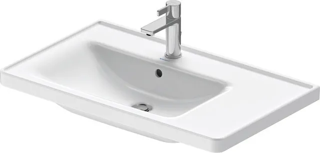 Wandwaschtisch „D-Neo“, mit Überlauf, Hahnlochposition mittig Wandwaschtisch „D-Neo“, mit Überlauf, Hahnlochposition mittig