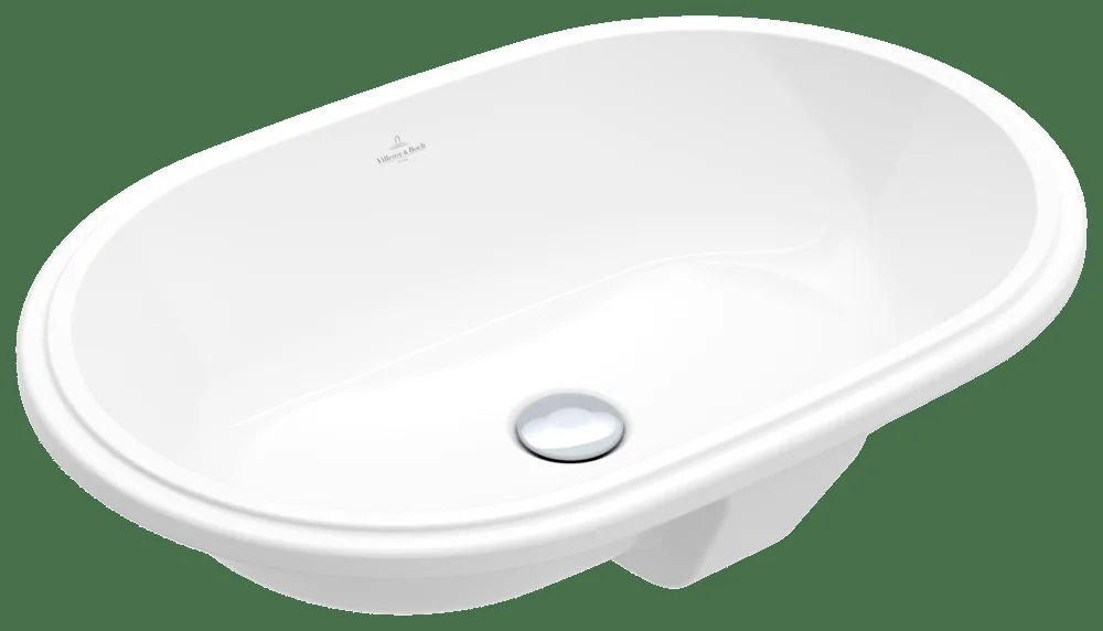 Villeroy & Boch Architectura Unterbauwaschbecken 5A7660, oval, 570x375mm, weiß