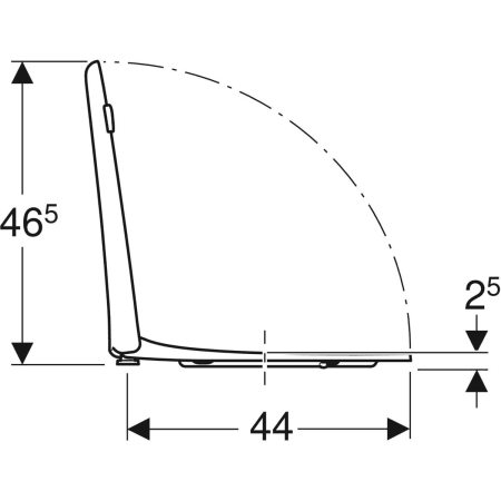 WC-Sitz, behindertengerecht „Renova Comfort“ Befestigung von unten WC-Sitz, behindertengerecht „Renova Comfort“ Befestigung von unten