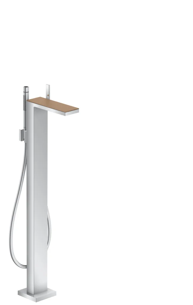 Hansgrohe AXOR MyEdition Einhebel-Wannenmischer bodenstehend, Chrom, Ausladung 196 mm